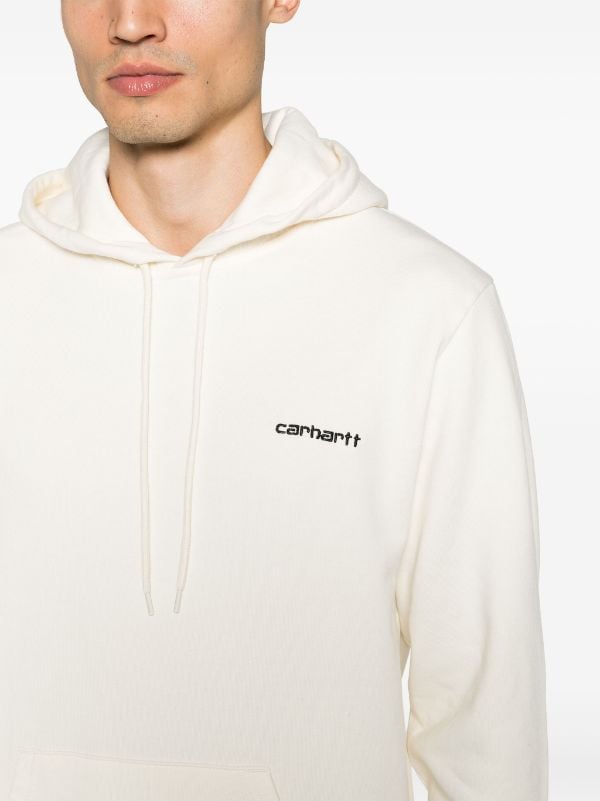 Carhartt WIP logo-embroidered Cotton Hoodie - Farfetch