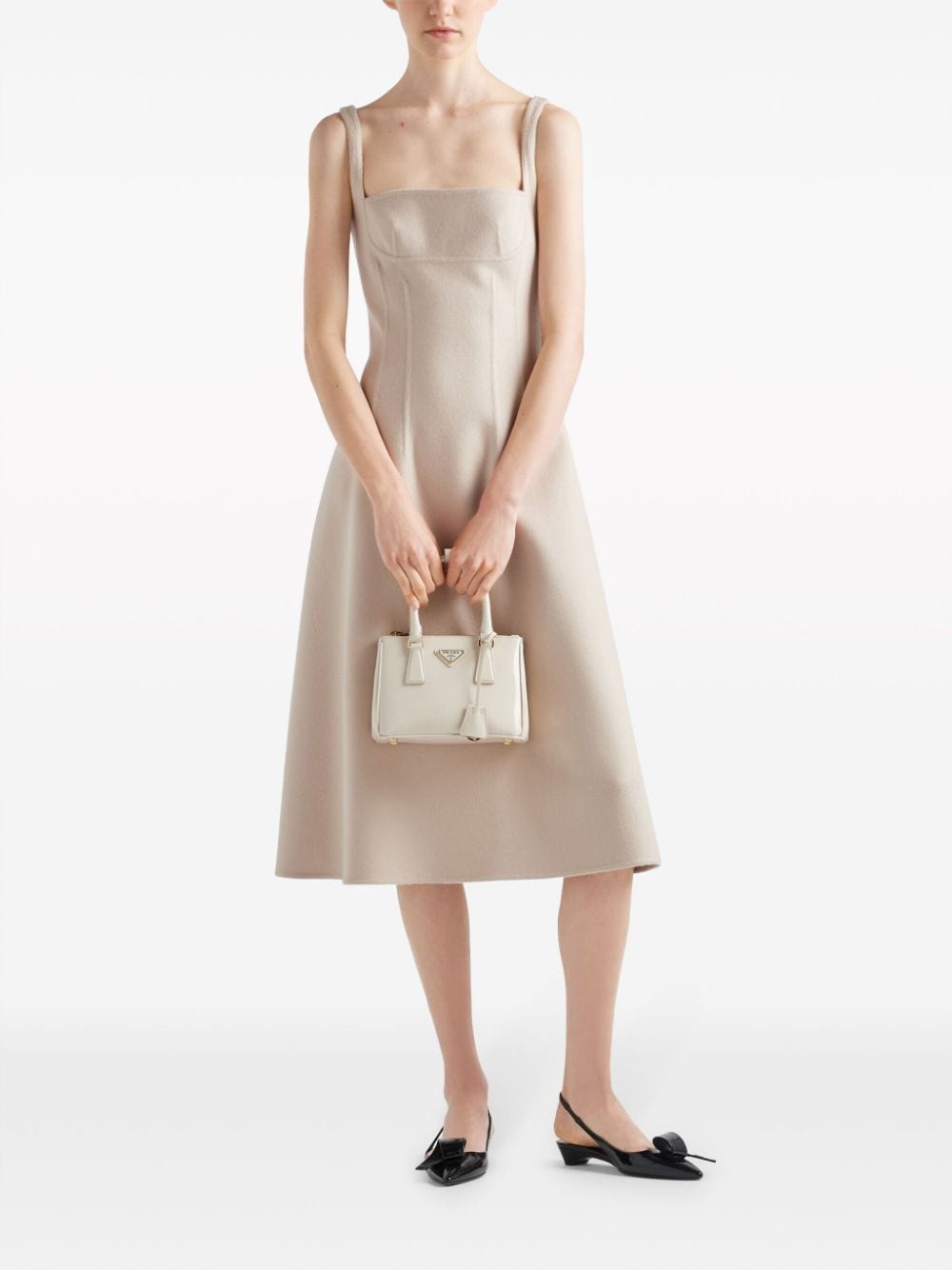 Prada Galleria leren shopper - Beige