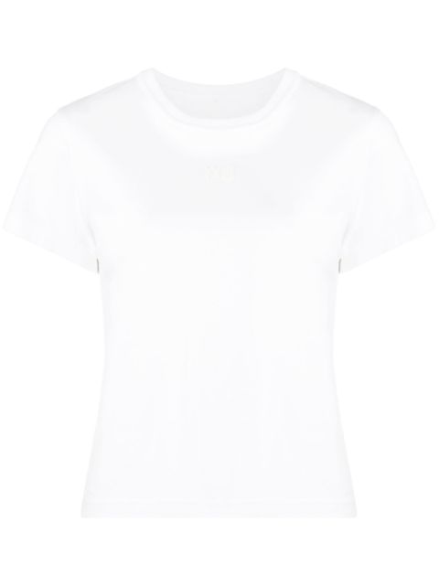 Alexander Wang logo-embossed cotton T-shirt Women