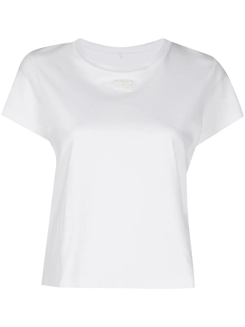 rubberised logo cotton T-shirt