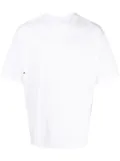 Neil Barrett logo-appliqué eyelet-detail T-shirt - White
