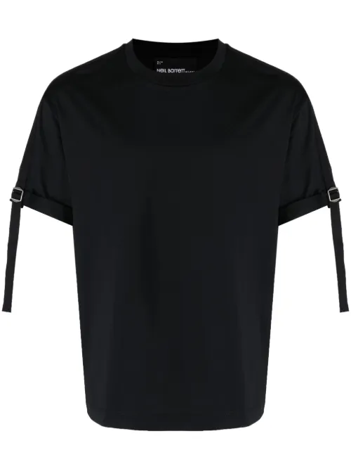 T-shirt en coton à détails de boucles - Neil Barrett - Modalova