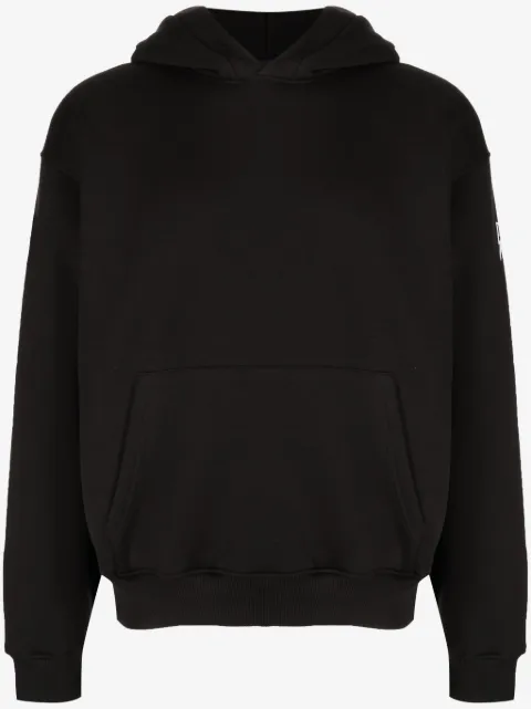 Neil Barrett Minimalist Bolts appliqué-detail hoodie