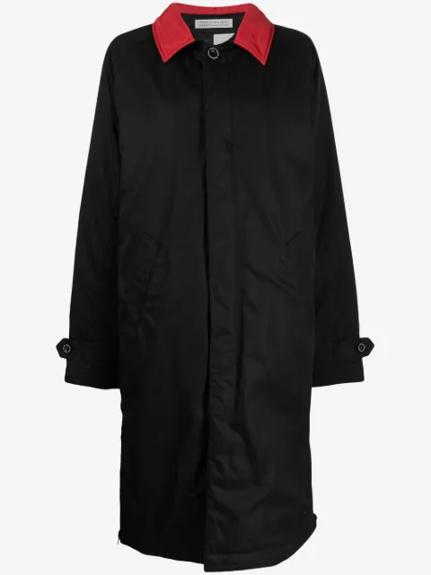 Undercover x FRGMT logo-print parka coat
