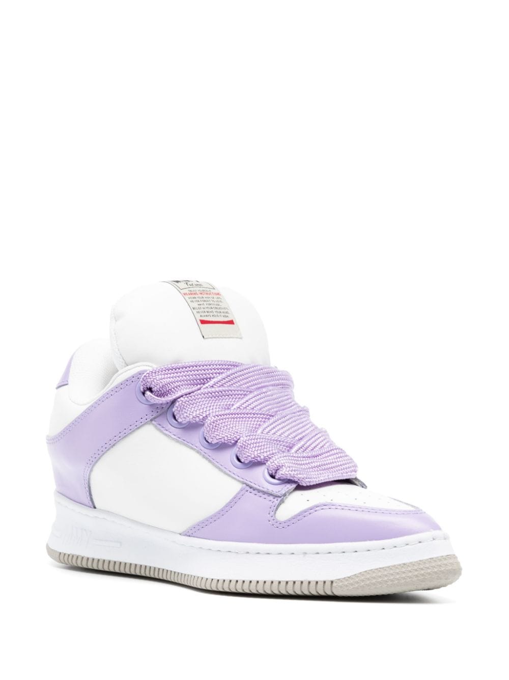 Shop Miharayasuhiro Rosy Pointed-toe Puffer Sneakers In Purple