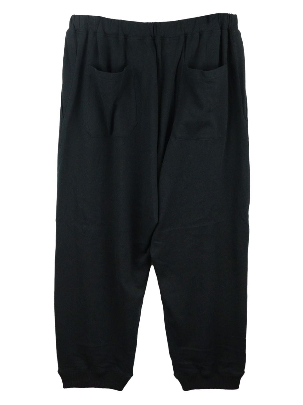 Yohji Yamamoto Trainingsbroek met verlaagd kruis - Zwart