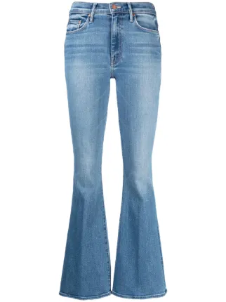 MOTHER The Weekender フレアジーンズ | ブルー | FARFETCH JP