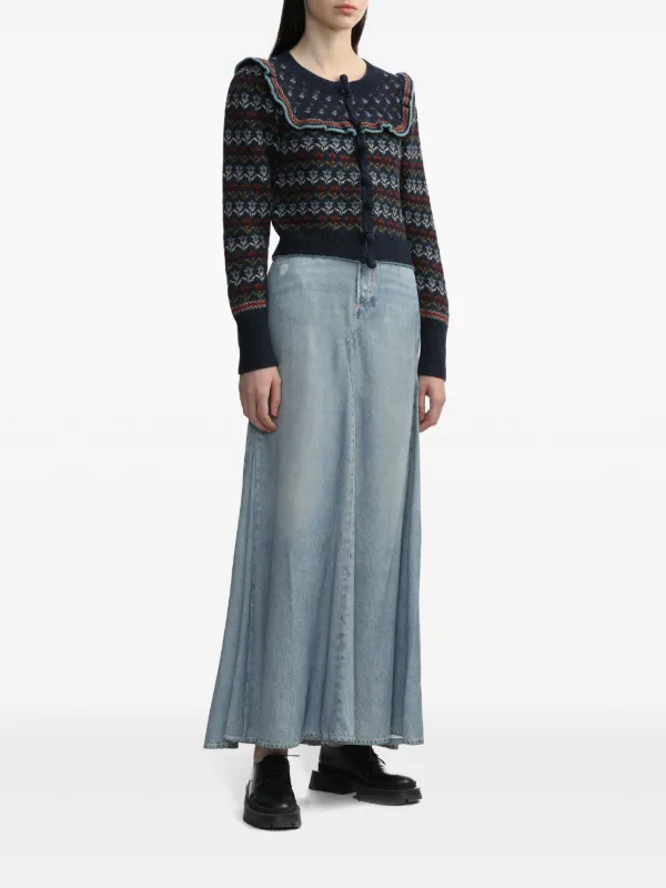 Rag & bone denim hot sale skirt