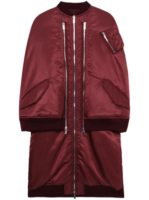 Noir Kei Ninomiya Cappotto midi con zip