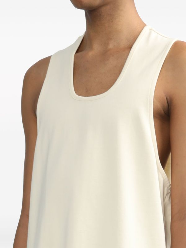 U-NECK COTTON TANK TOP