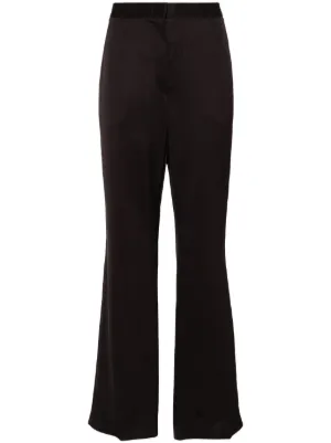 Jil Sander zip-up wide-leg Trousers | Black | FARFETCH