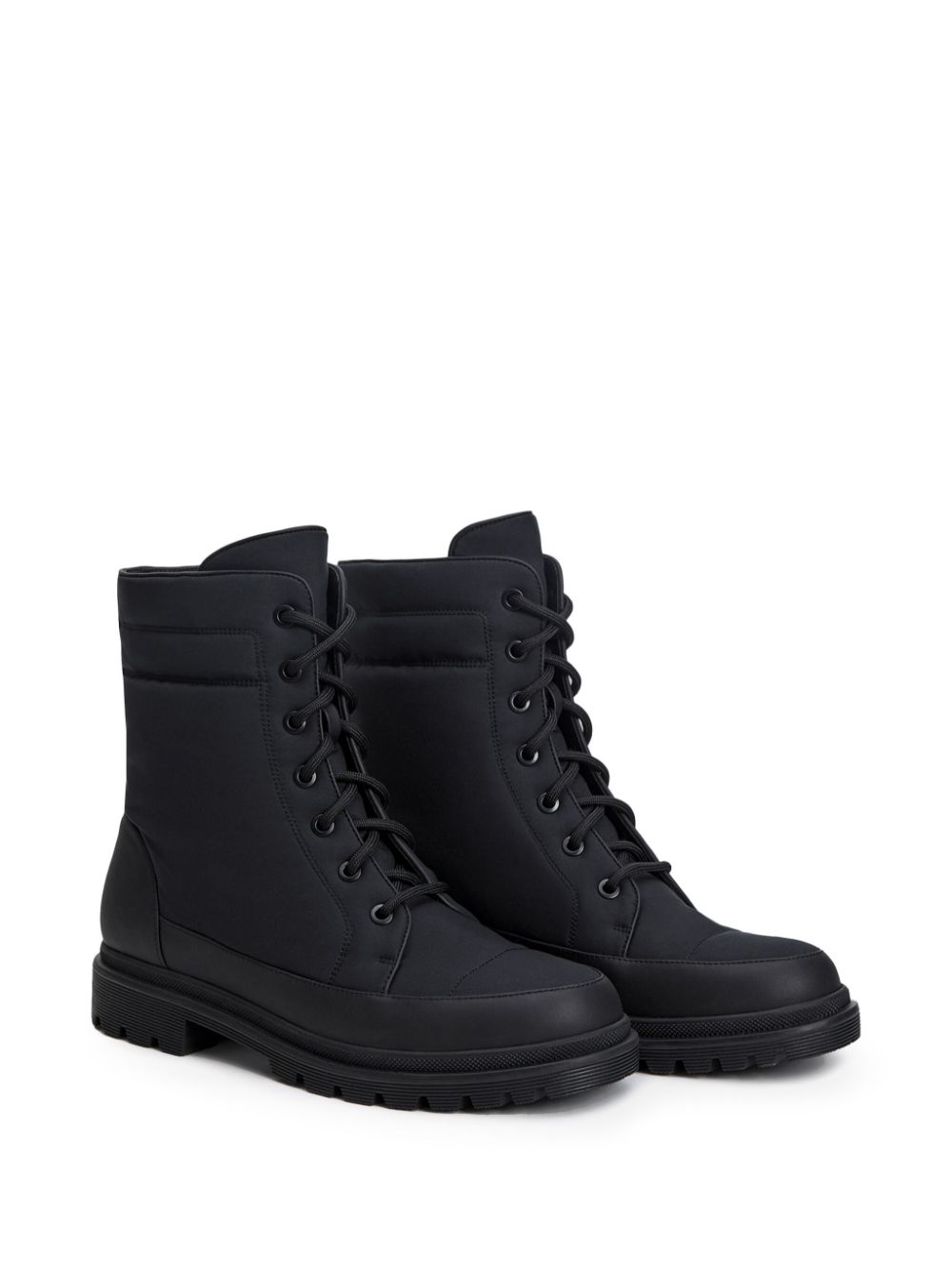 12 STOREEZ leather-trim Ankle Boots - Farfetch