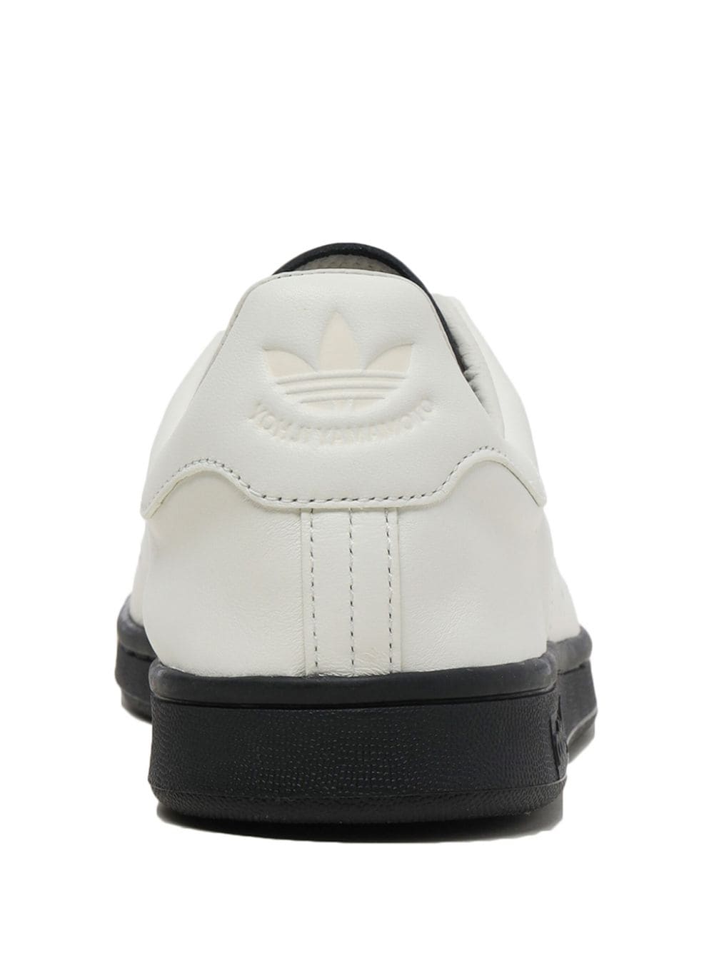 Shop Yohji Yamamoto X Adidas Perforated Leather Sneakers In White