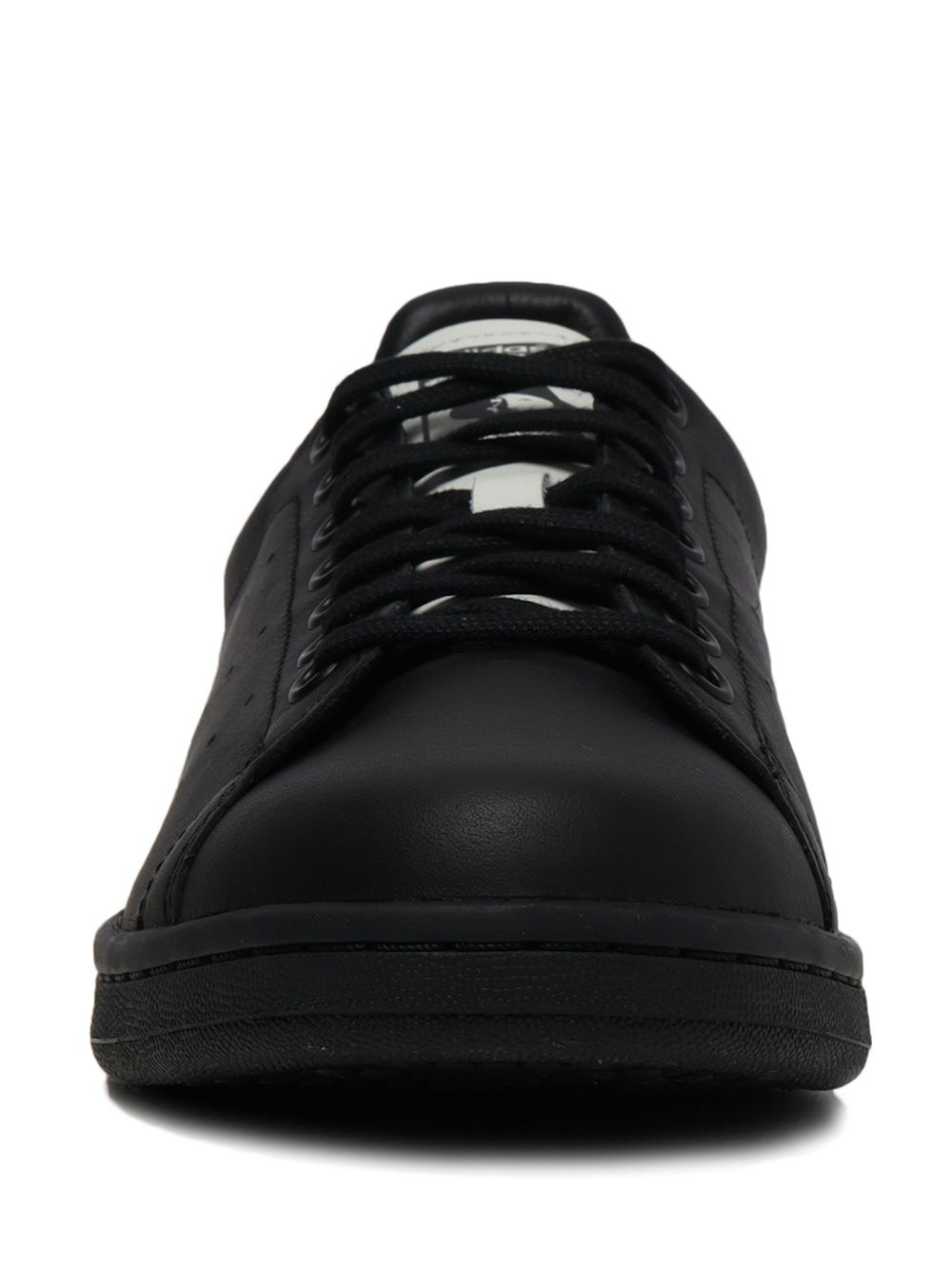 Shop Yohji Yamamoto X Adidas Perforated Leather Sneakers In Black