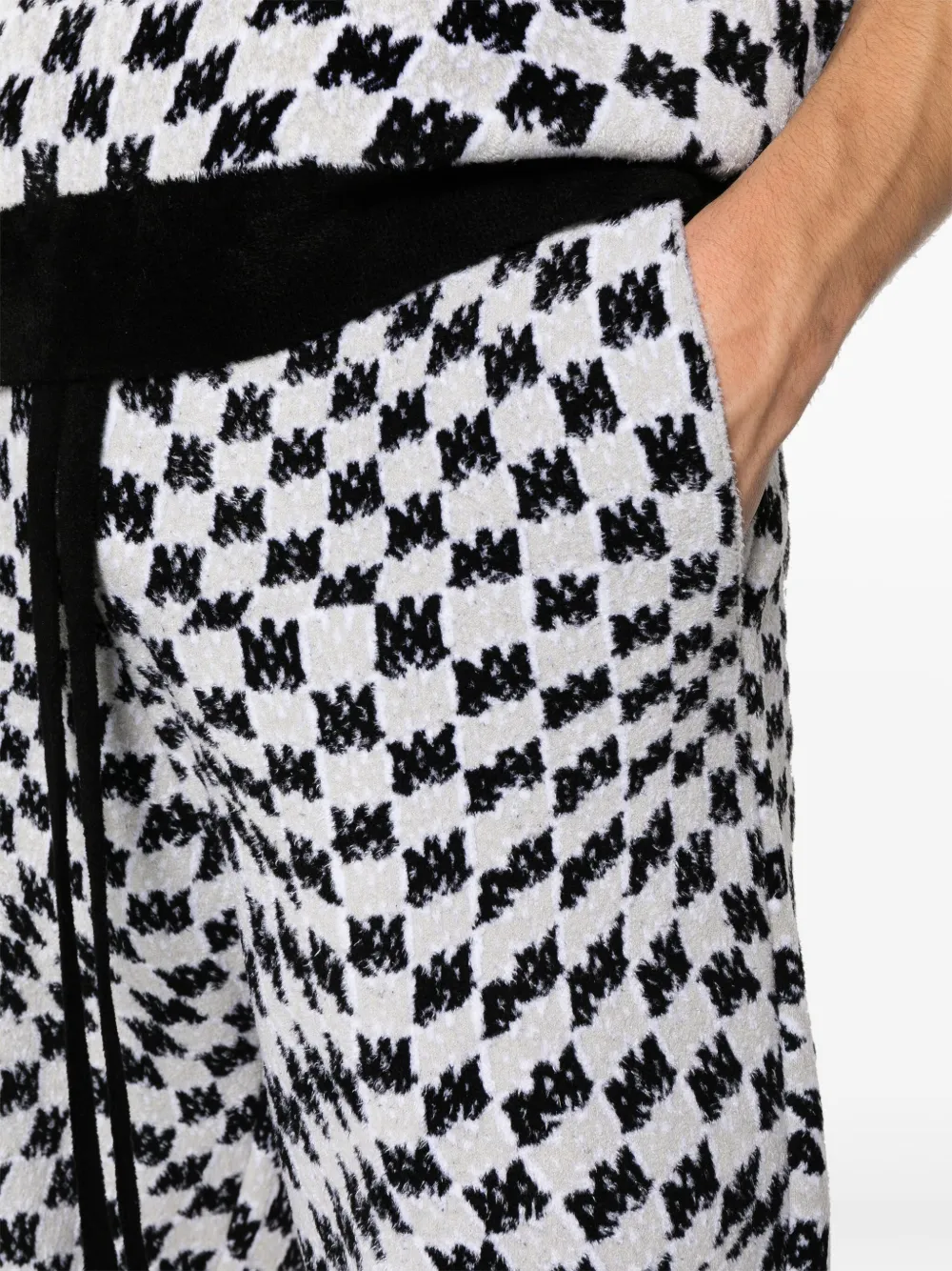 AMIRI Bermuda shorts met logoprint Wit