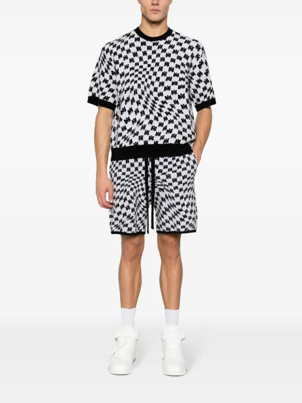 AMIRI M.A. Swirl Knit T-shirt | White | FARFETCH