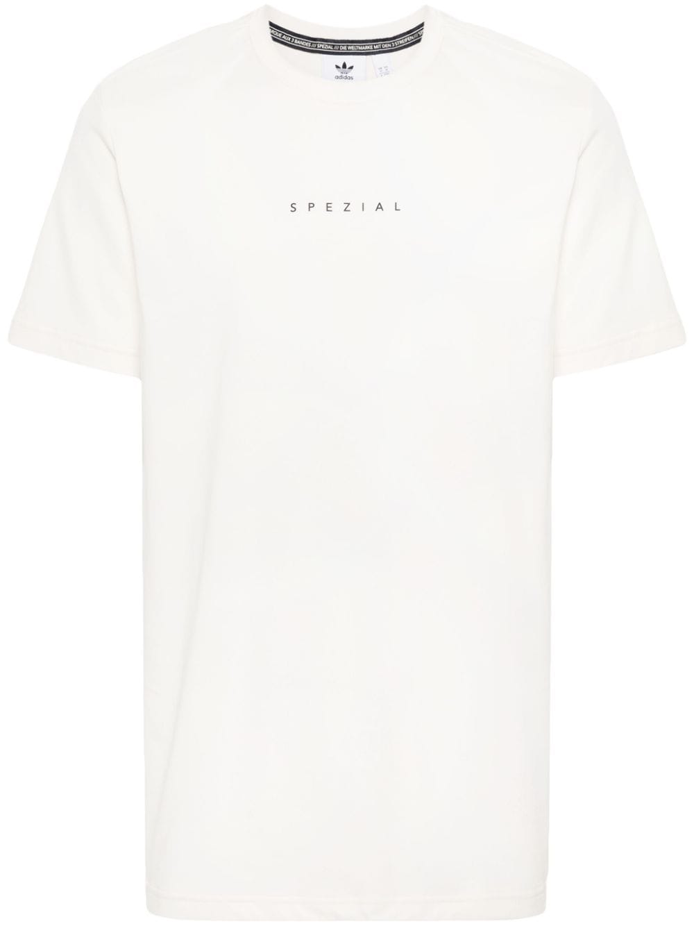 Adidas Originals Spezial Cotton T-shirt In Neutrals
