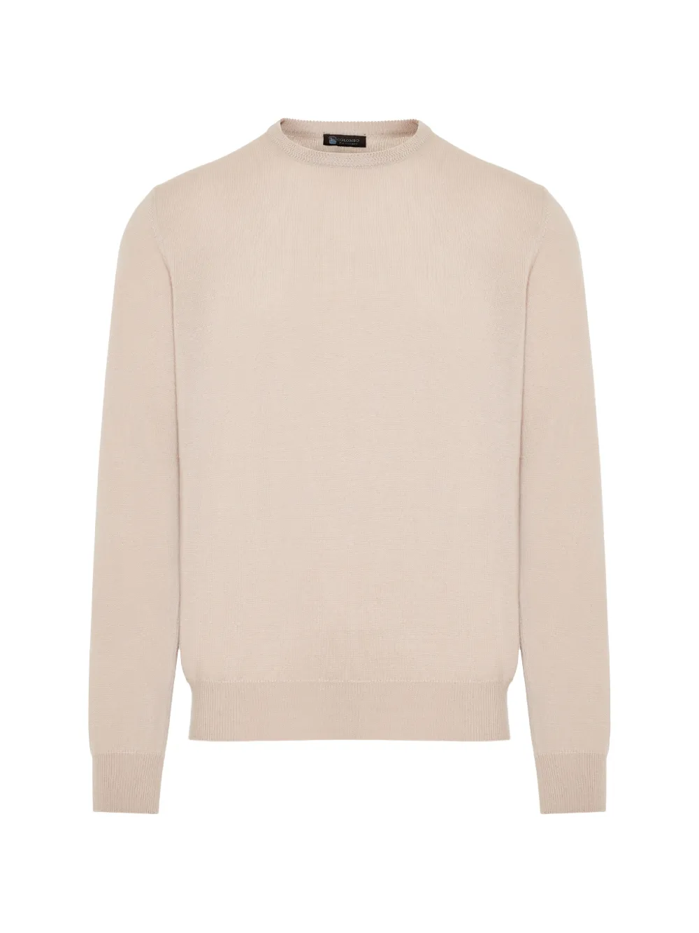 Colombo Crew-neck Ribbed-trim Sweater In Neutrals
