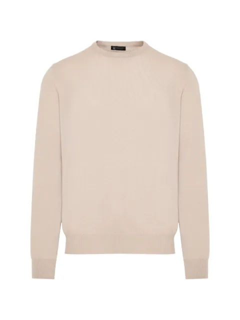 Colombo crew-neck ribbed-trim sweater