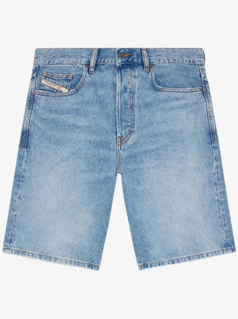 Diesel short en jean Regular-Short à logo appliqué