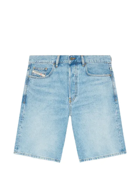 Diesel Regular-Short logo-appliqué denim shorts