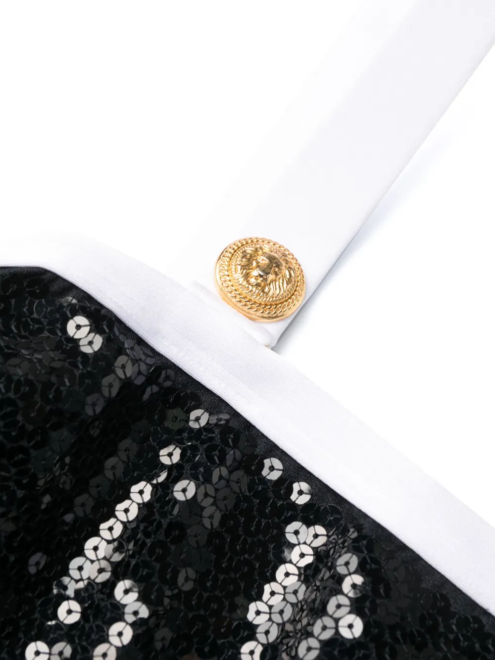 BALMAIN H&M ハイウエスト シルクサテン ラップパンツ 40 黒 パンツ 