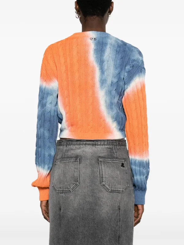 Orange tie dye jumper hot sale