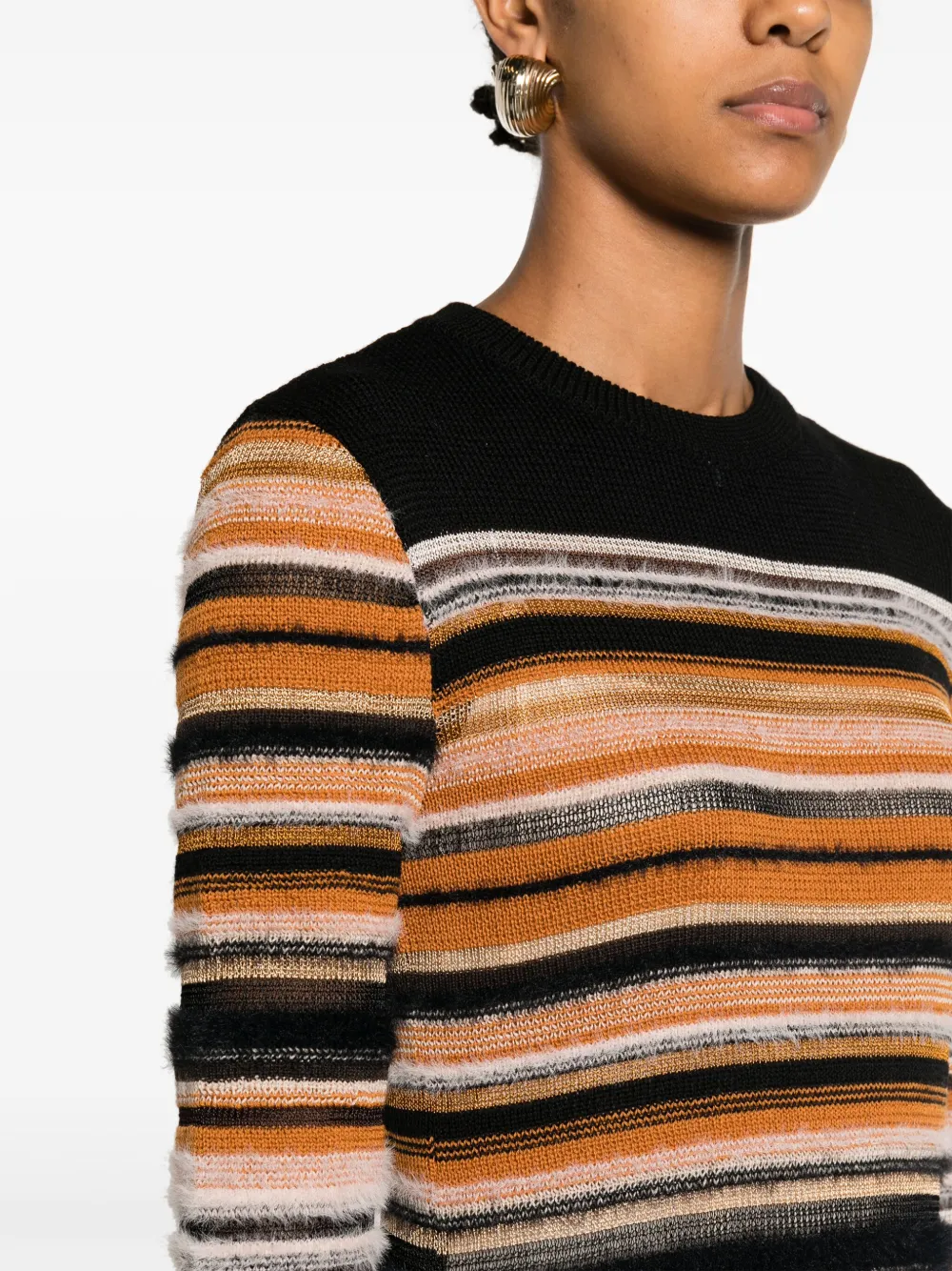 Missoni Gestreepte maxi-jurk Oranje