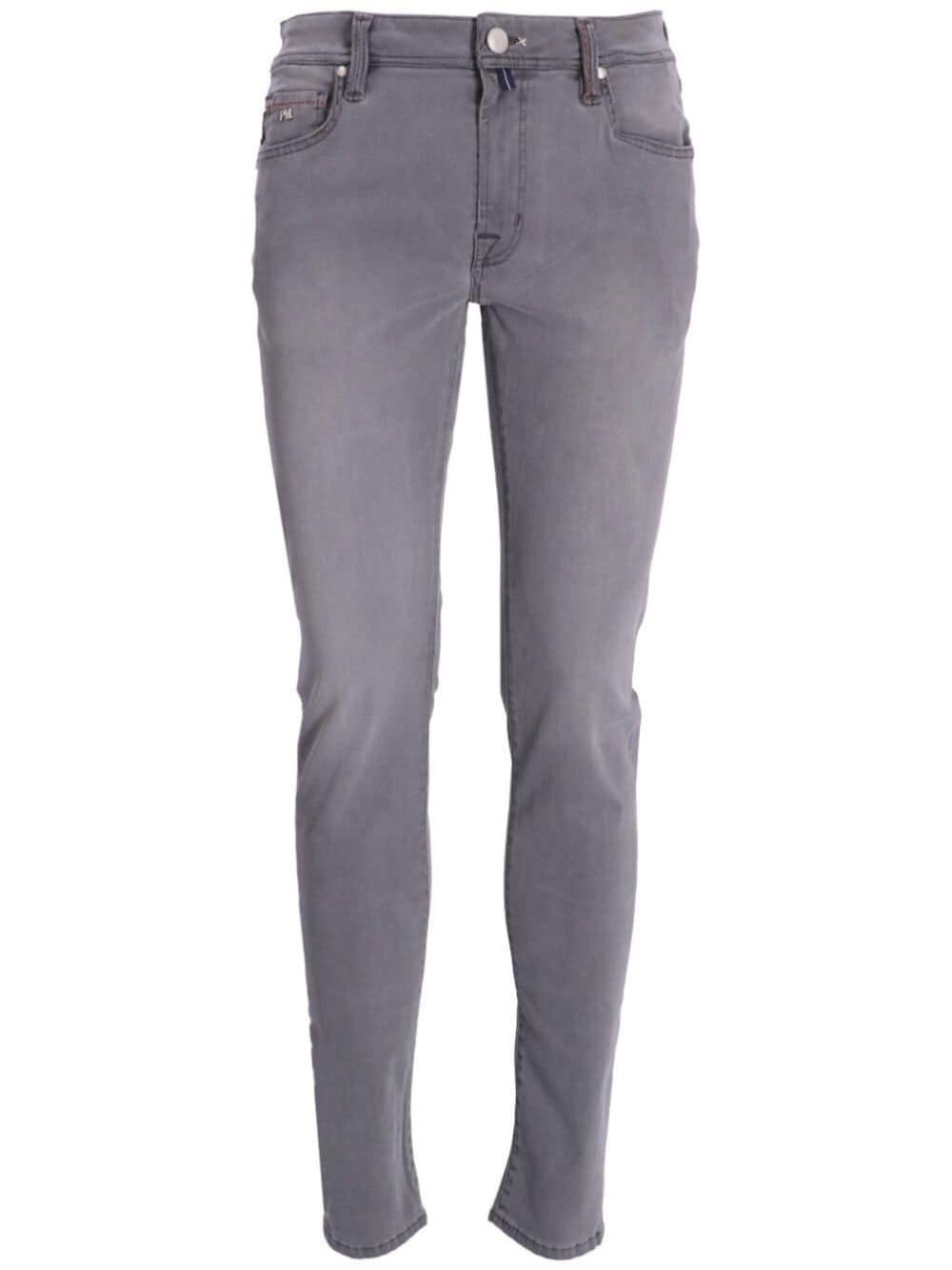Sartoria Tramarossa Mid-rise Slim-fit Jeans In Grey