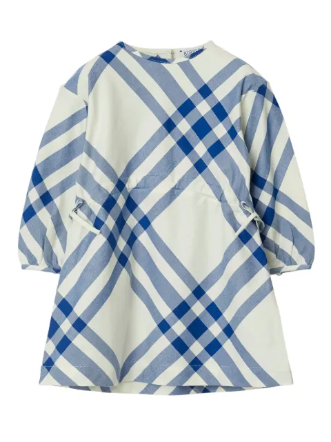 Burberry Kids checked cotton dress