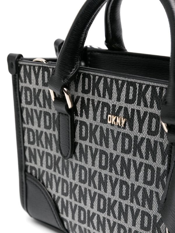 DKNY Small Perri logo-pendant faux-leather Bag - Farfetch
