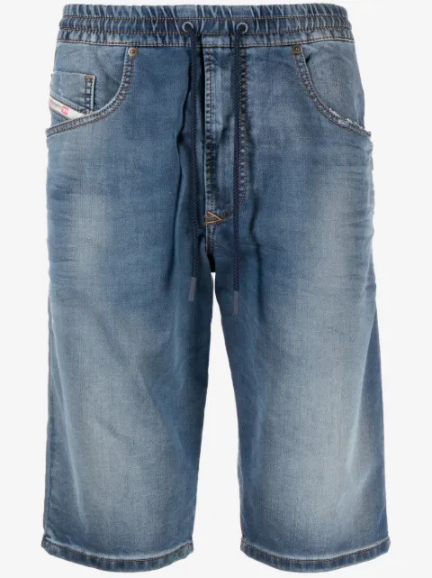 Diesel shorts de mezclilla con pretina elástica
