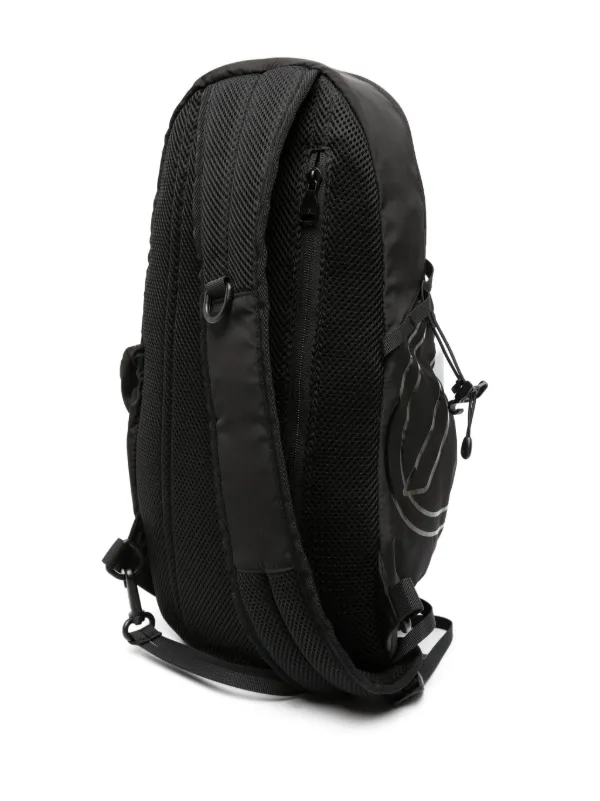 春夏新作モデル Sling logo-print Drape Diesel Bag FARFETCH | Black | ハンドバッグ
