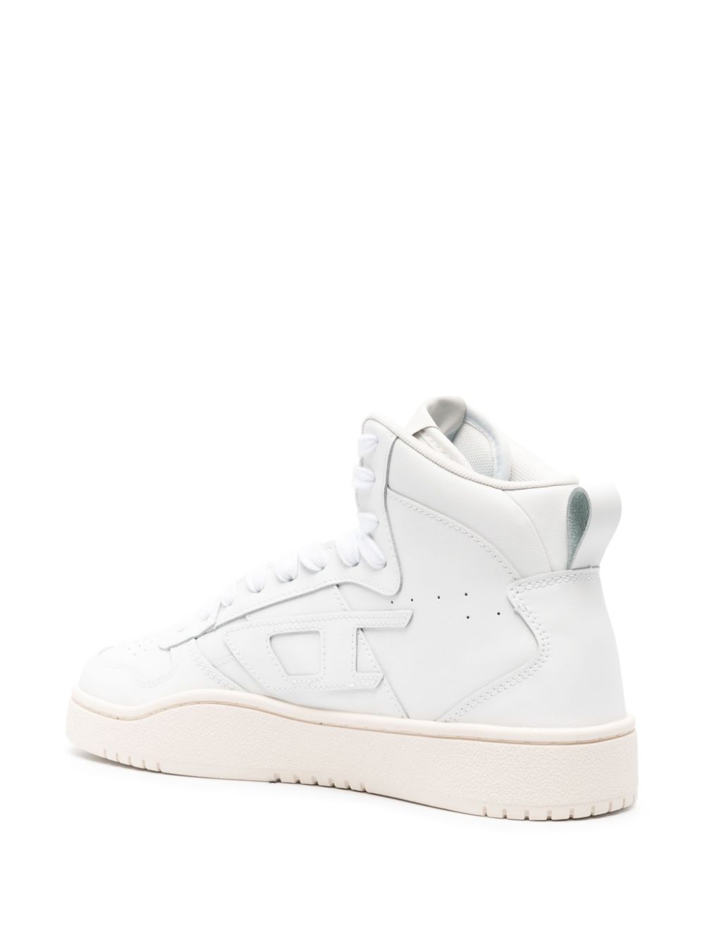 Shop Diesel S-ukiyo V2 High-top Sneakers In White