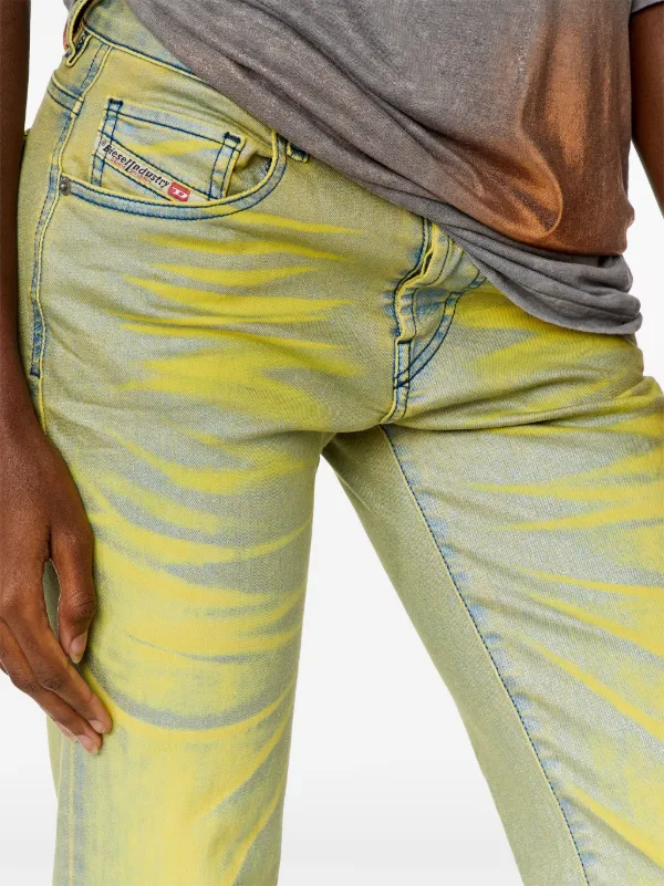Diesel 1989 D-Mine 068KL straight-leg Jeans | Yellow | FARFETCH