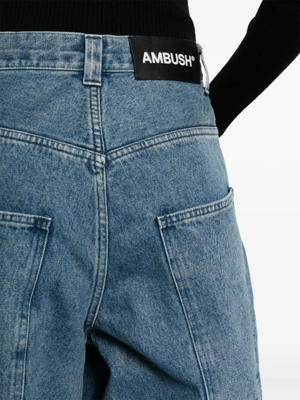 AMBUSH ハイライズ ワイドジーンズ - Farfetch