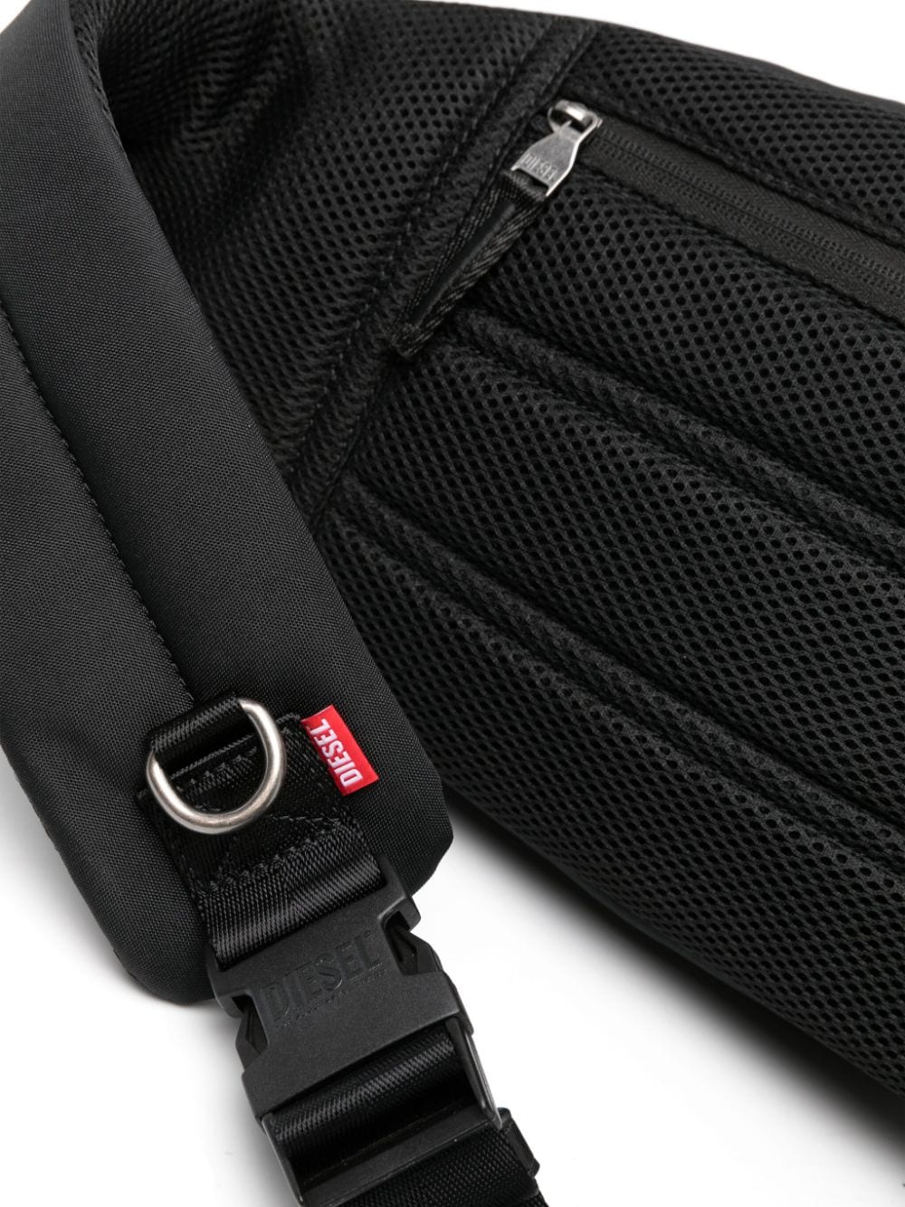 Shop Diesel 1dr-pod Hard-shell Messenger Bag In Black