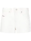 Diesel De-Yuba high-waisted denim shorts - White