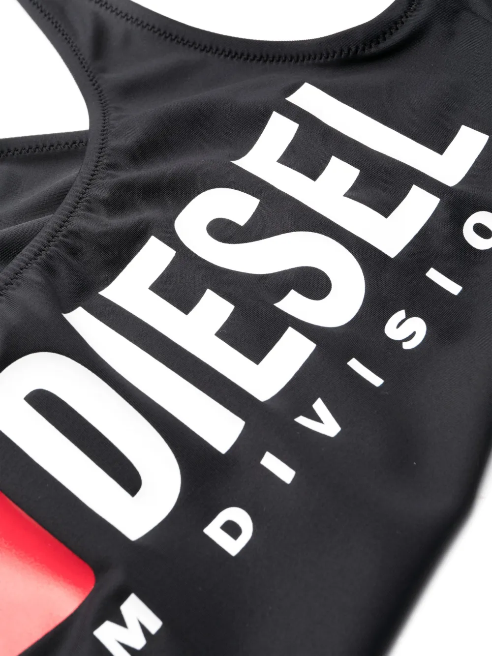 Diesel Pamela badpak met logoprint Zwart