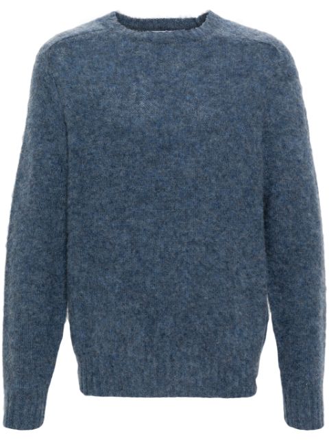 Harmony Paris Shaggy mélange brushed wool jumper