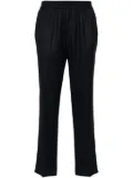 Harmony Paris pressed-crease wool tapered trousers - Blue