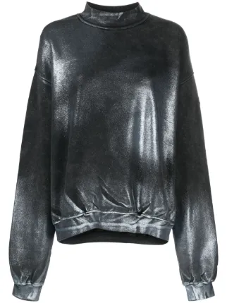 「大人気 新入荷 新品」に該当するファッション通販 logo-embroidered F-Alexan Diesel Sweatshirt Black | トップス