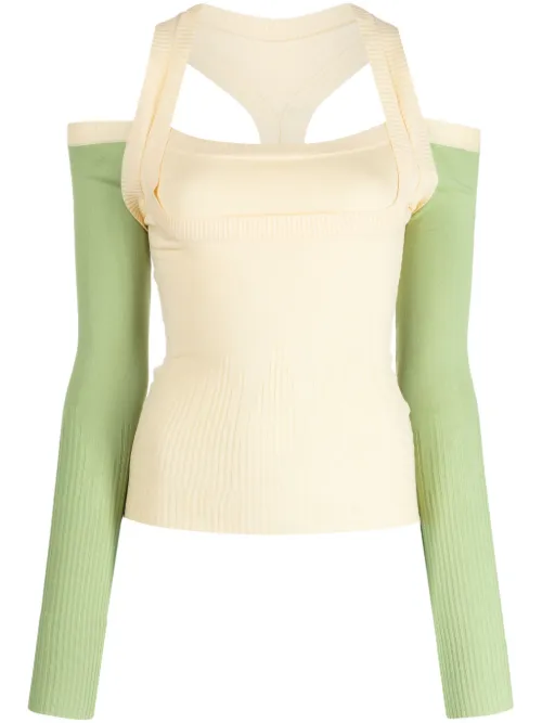 Pull nervuré à découpes - Gimaguas - Modalova