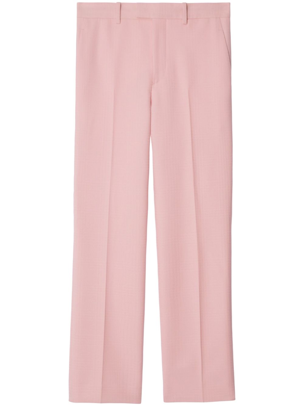 virgin wool tailored trousers