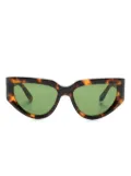 Off-White Eyewear Seward cat-eye frame sunglasses - Brown