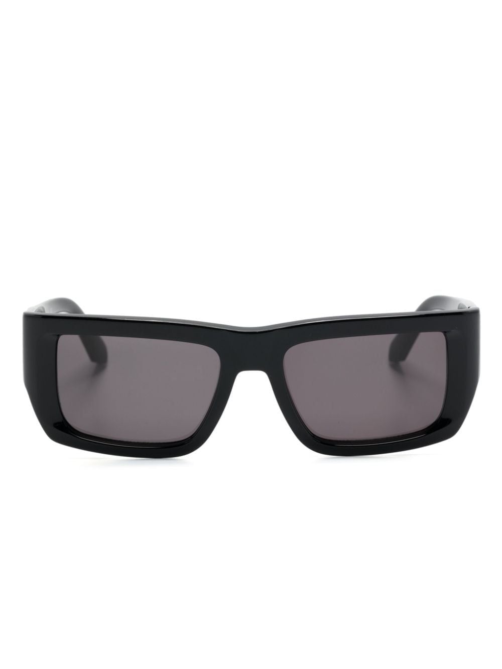 Shop Off-white Prescott Rectangle-frame Sunglasses In 1007 1007 Black Dark Grey