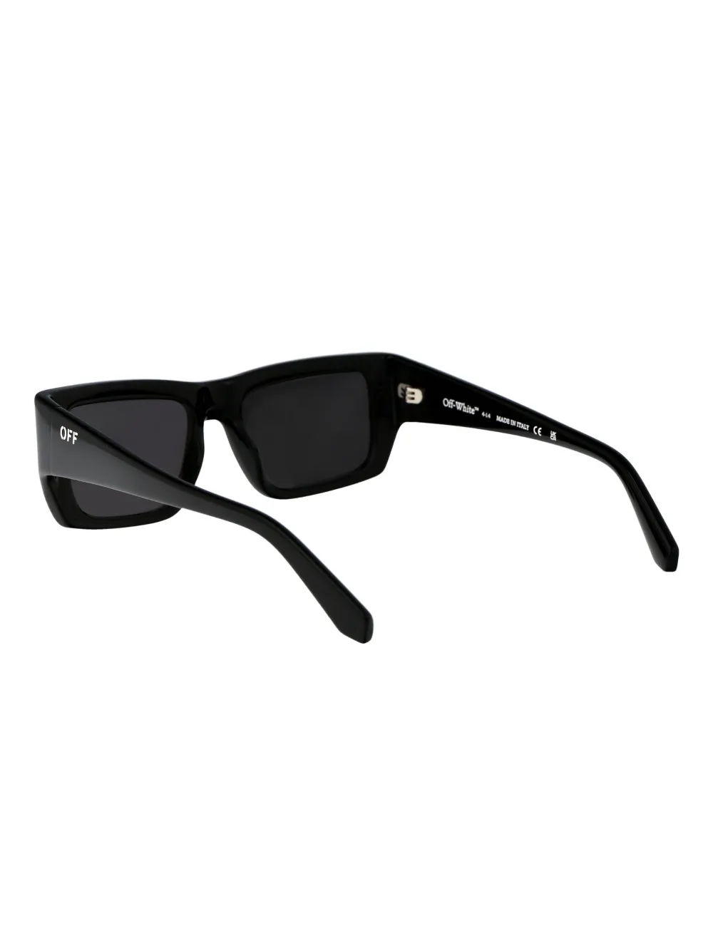 Off-White Eyewear Prescott zonnebril met rechthoekig montuur Zwart