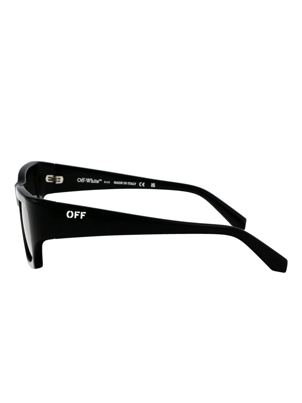 Off-White Eyewear Prescott zonnebril met rechthoekig montuur Zwart