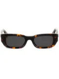 Off-White Eyewear Fillmore rectangle-frame sunglasses - Brown