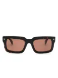 Off-White Eyewear Clip On2 sunglasses - Brown